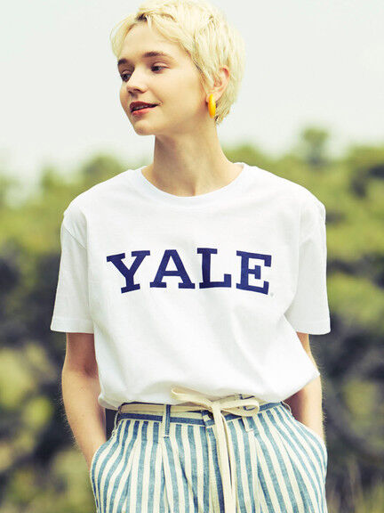 ・YALE Tシャツ(オフホワイト)