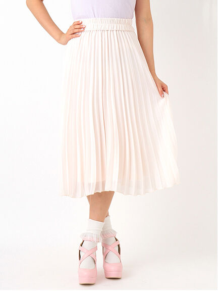 Pleated Long Skirt