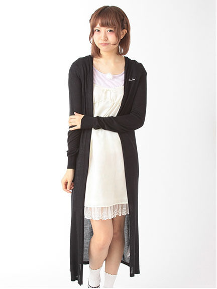 Hooded Long Cardigan