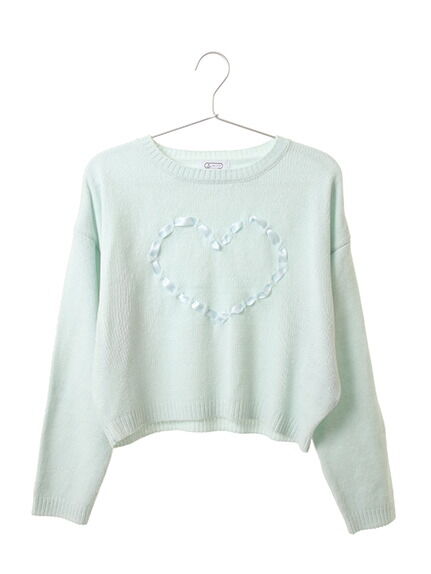 Heart Ribbon Knit