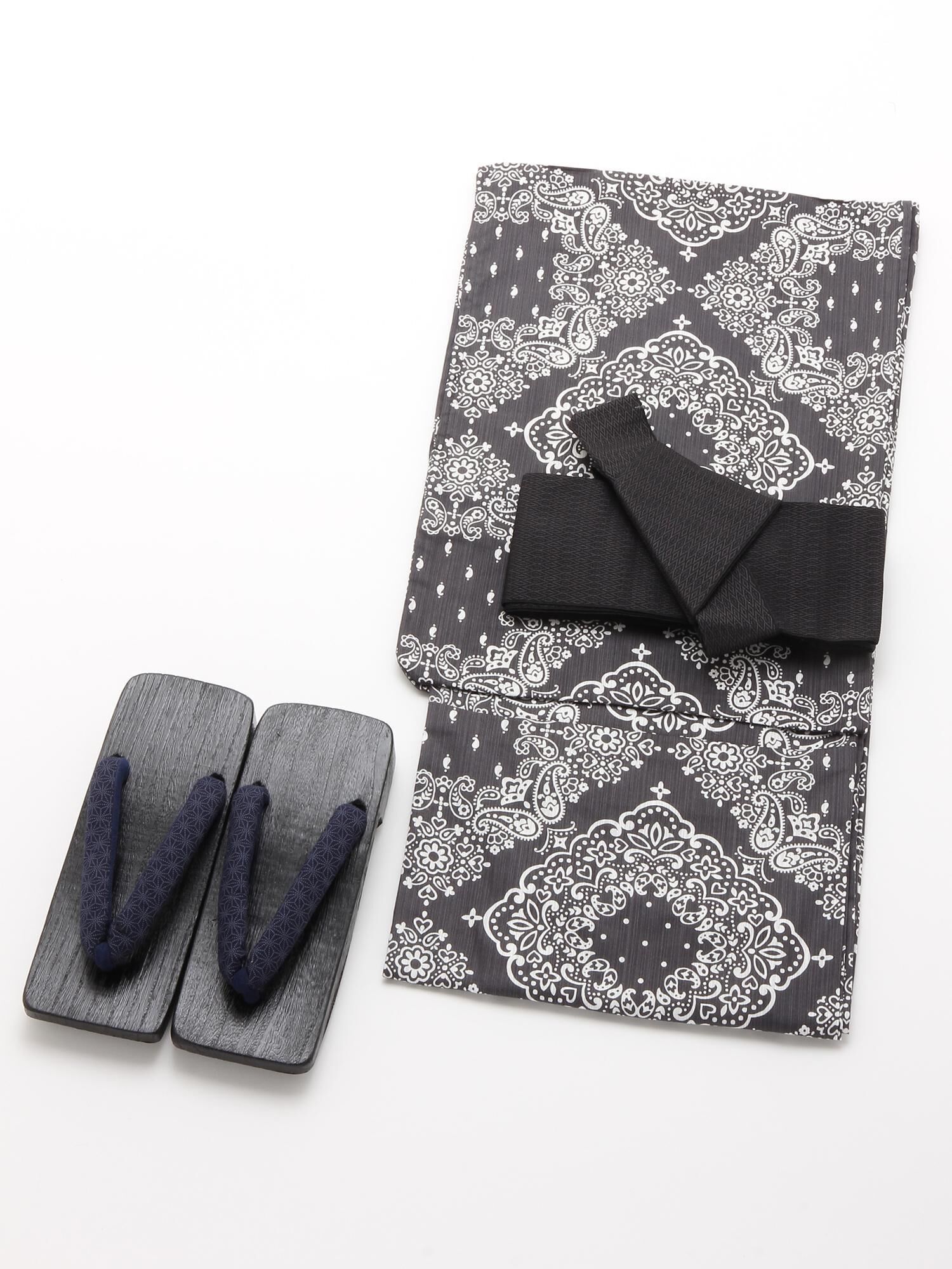 SEVENDAYS=SUNDAY メンズバンダナ柄浴衣