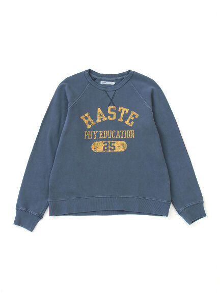 Men's ピグメント裏毛 長袖プルオーバー HASTE