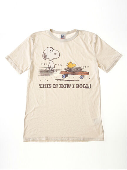 【別注】Men's JUNKFOOD SNOPPYベーシックTシャツ