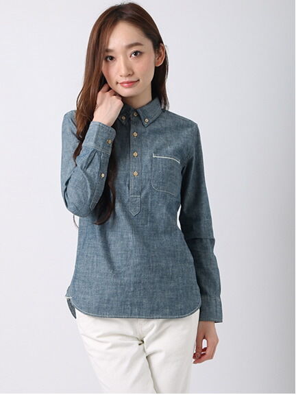 【Lee】CHAMBRAY PULLOVERシャツ