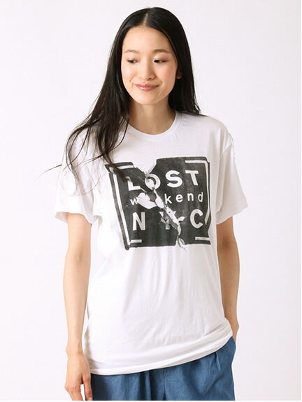 【LOST WEEKEND NYC】SHREDDED Tシャツ