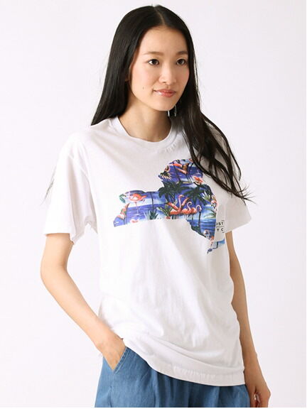 【LOST WEEKEND NYC】FLAMINGO STATE Tシャツ