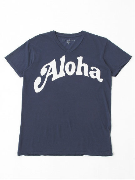 Men's SOL ANGELES ALOHA Vネック Tシャツ