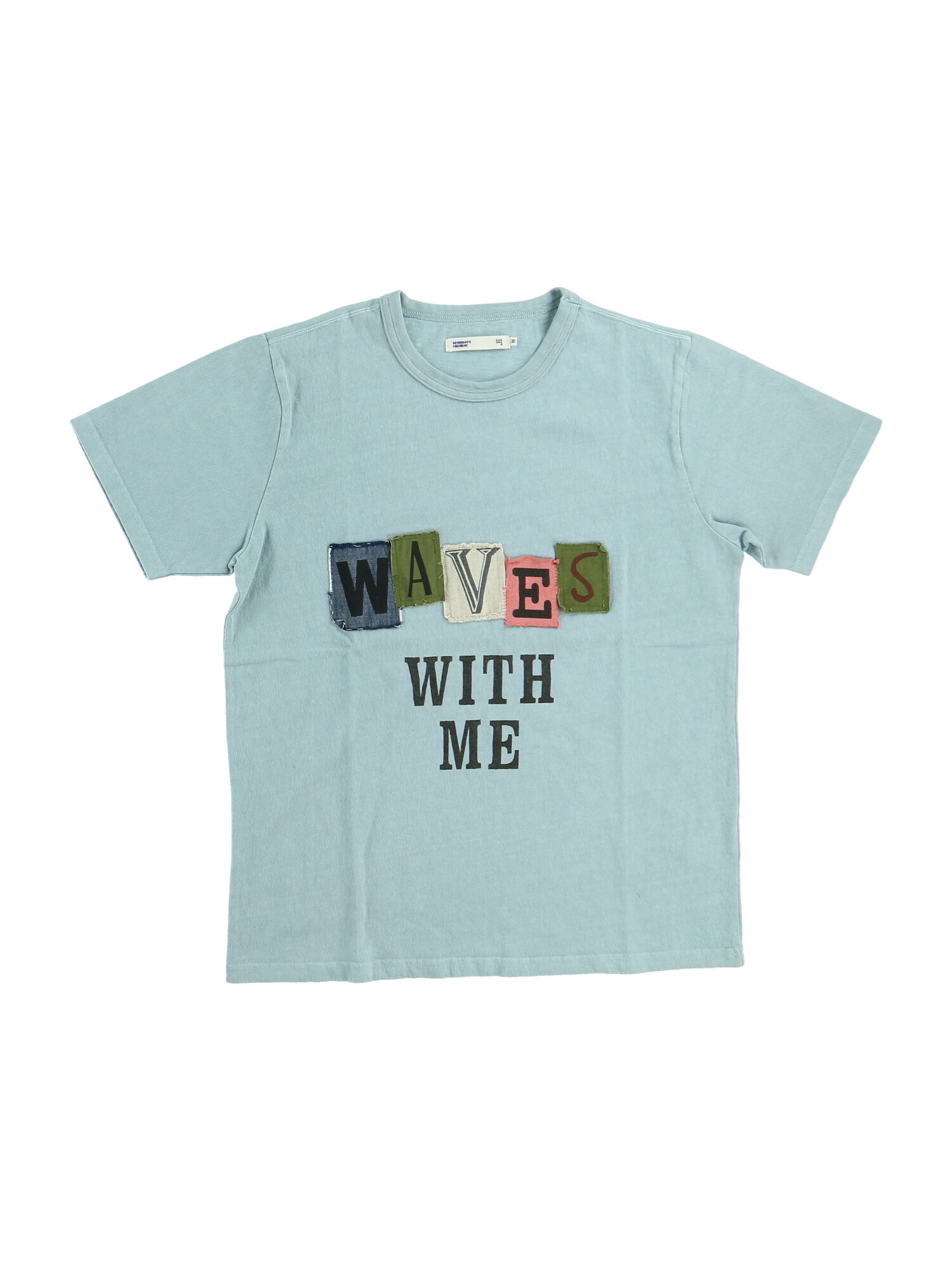 Men's 10/_天竺 ビンテージプリントTee WAVES