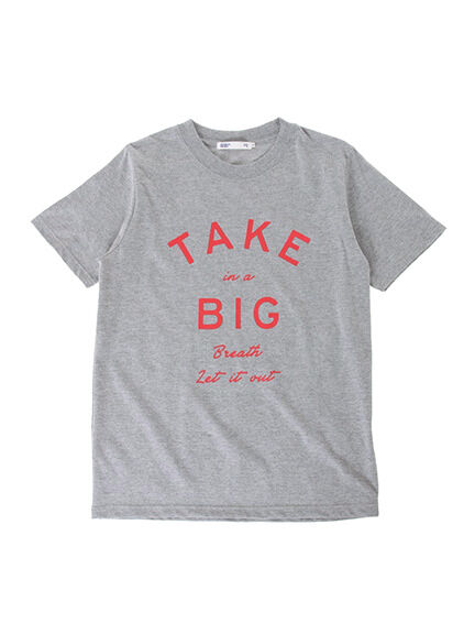 Men's USAコットン プリント半袖Teeシャツ TAKE