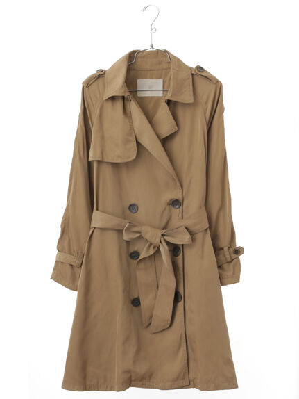 taffeta trench LCT