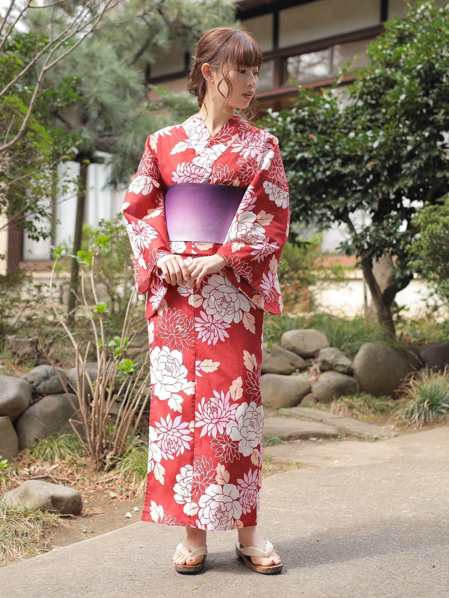 Green Parks 大花柄浴衣