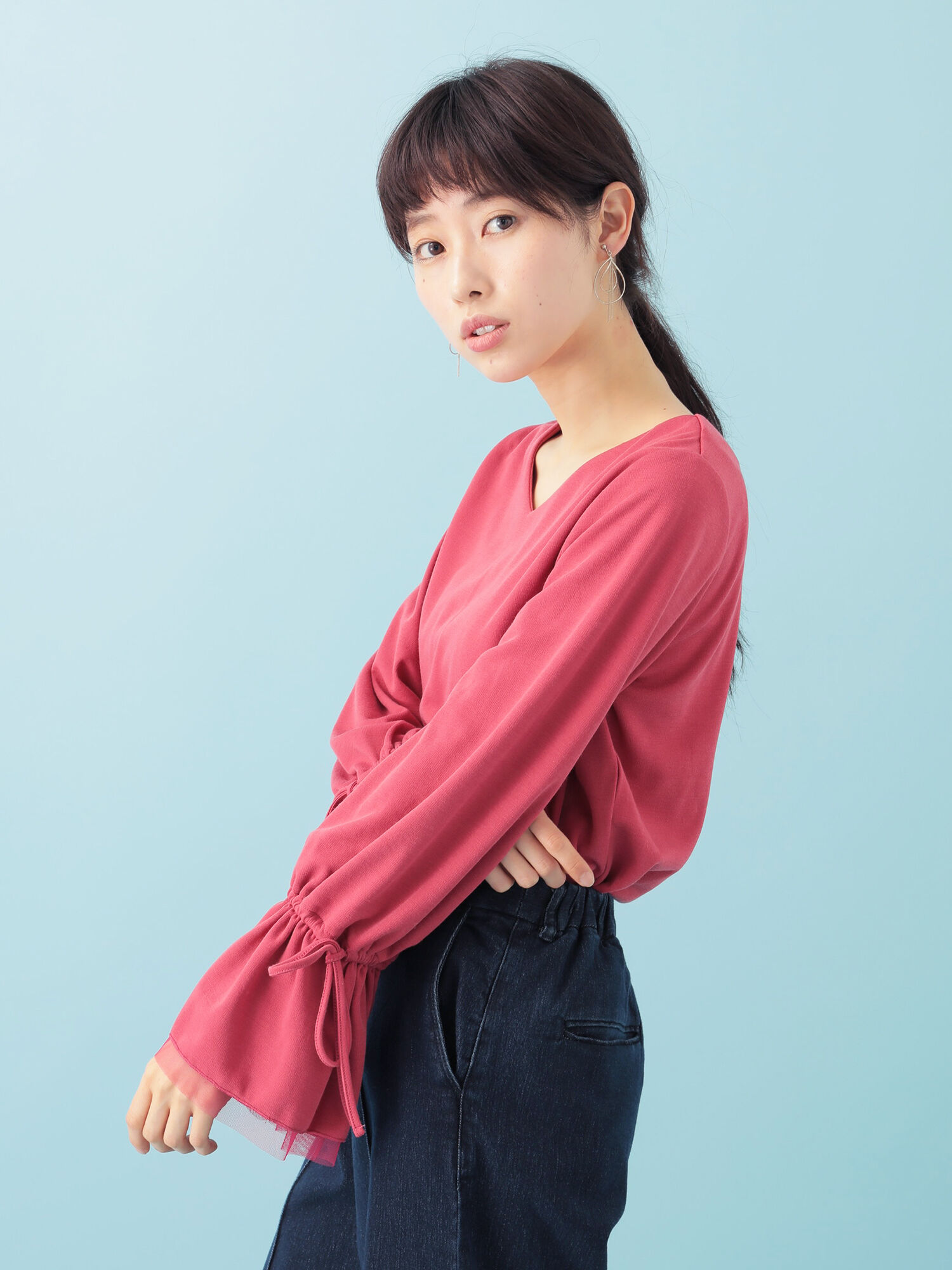・OLIVEキャンディスリーブプルオーバー