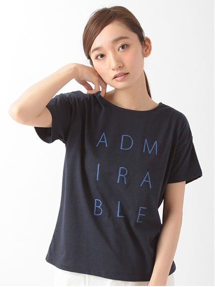 ・AグラフィックゆるTシャツ