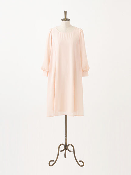 Maison de FLEUR 【sweet4月号掲載】【通販限定】バックリボンシフォンワンピース ￥13,824