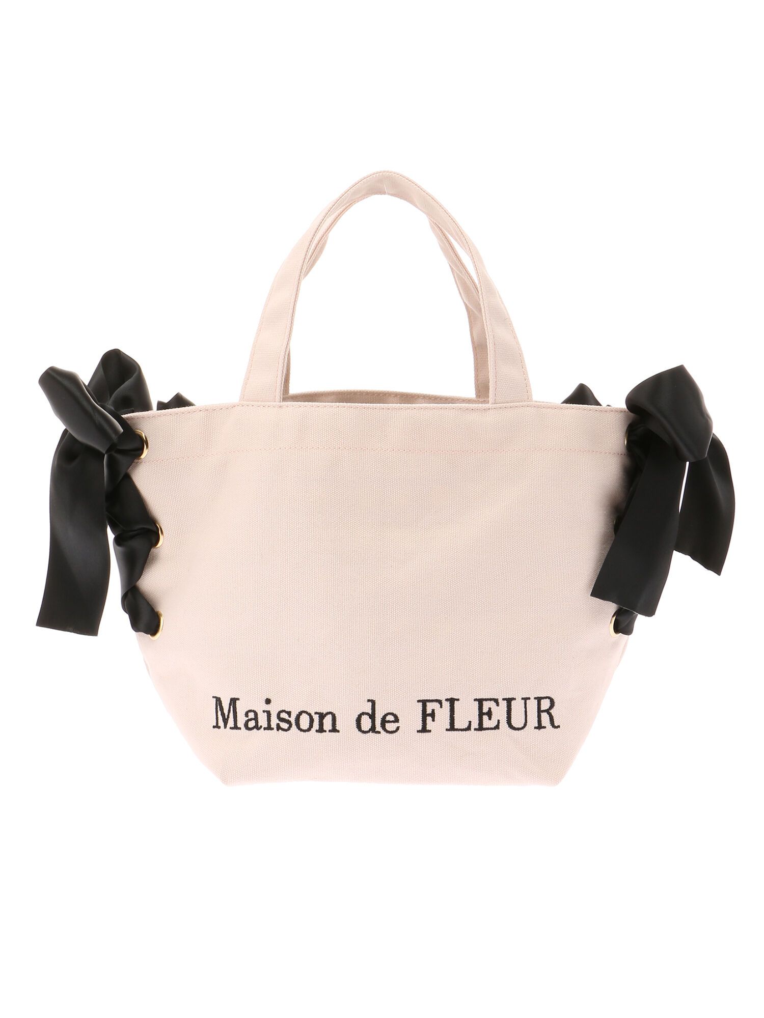 サイドリボントートバッグ