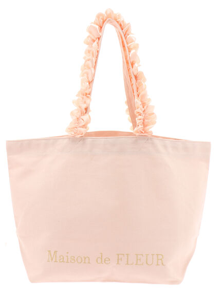 Maison de FLEUR フリルハンドルトートLバッグ