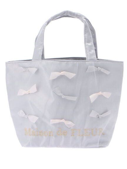 Maison de FLEUR【sweet12月号掲載】ミニリボンチュールトートバッグ