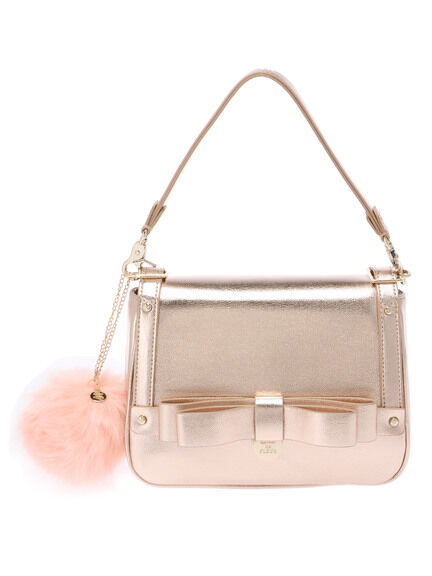 Maison de FLEUR sweetコラボダブルリボンフラップバッグ