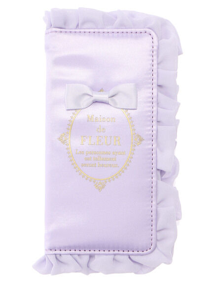 Maison de FLEUR ブランドロゴフリルアイフォン7ケース