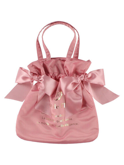 Maison de FLEUR ダブルリボントートバッグ