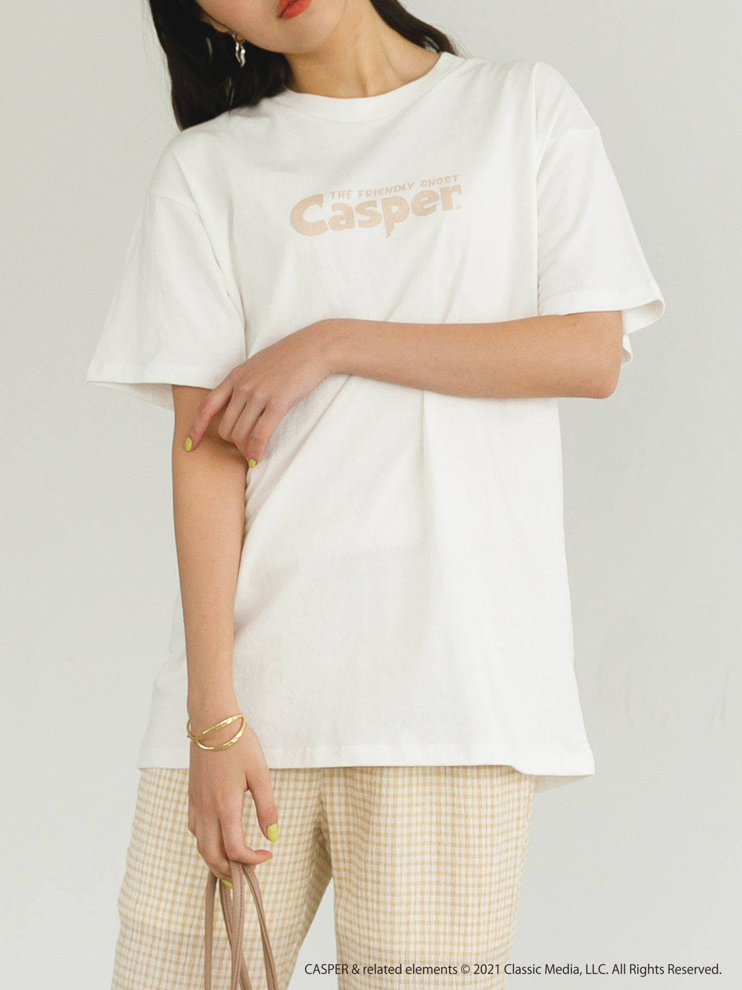 【6,000円(税込)以上のお買物で全国送料無料。】Casper コミックアートTシャツ