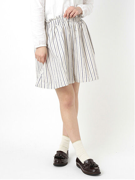 ストライプキュロット 1401367-11-13-11