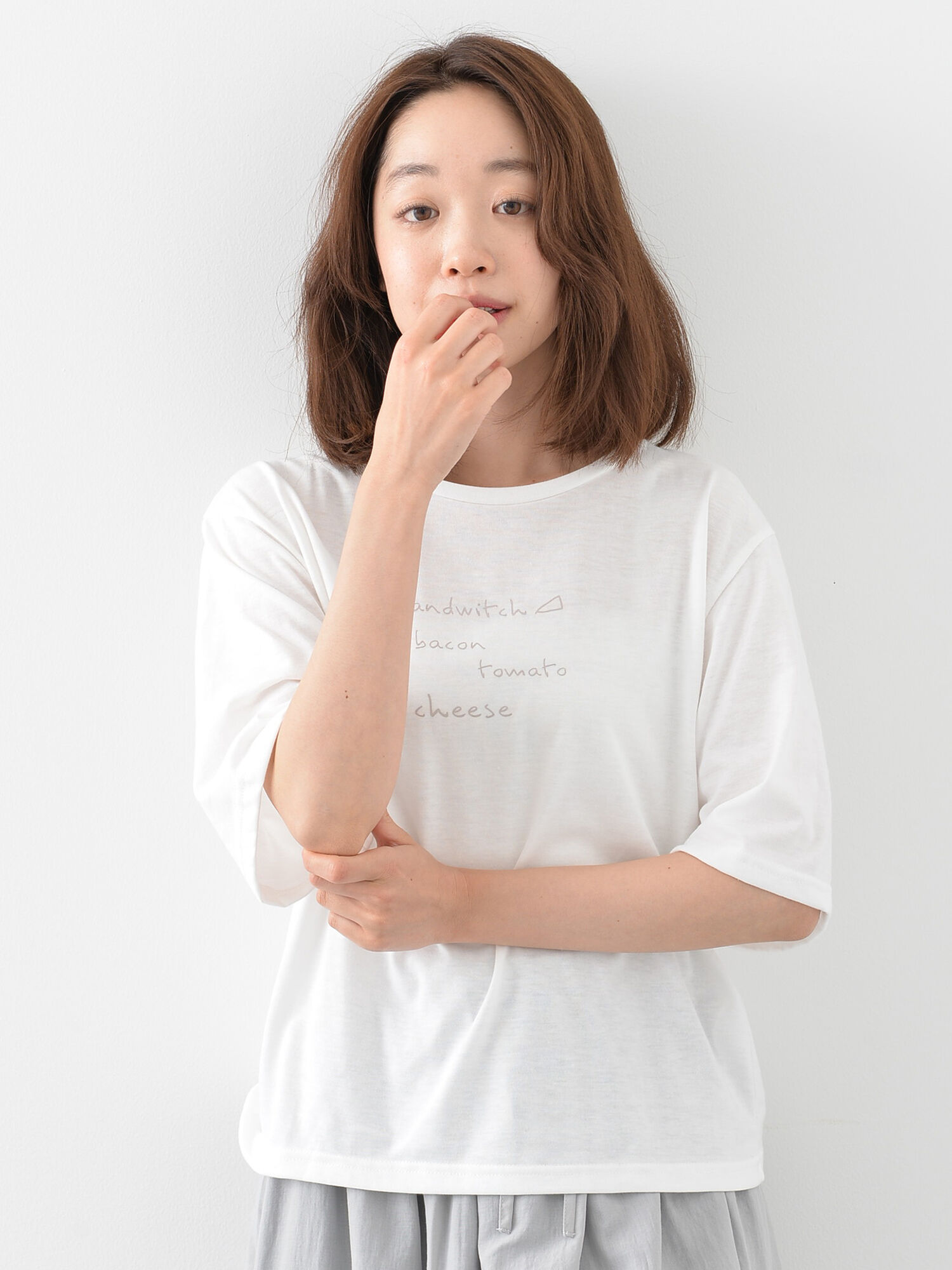 プリントTシャツ(サンドイッチ)