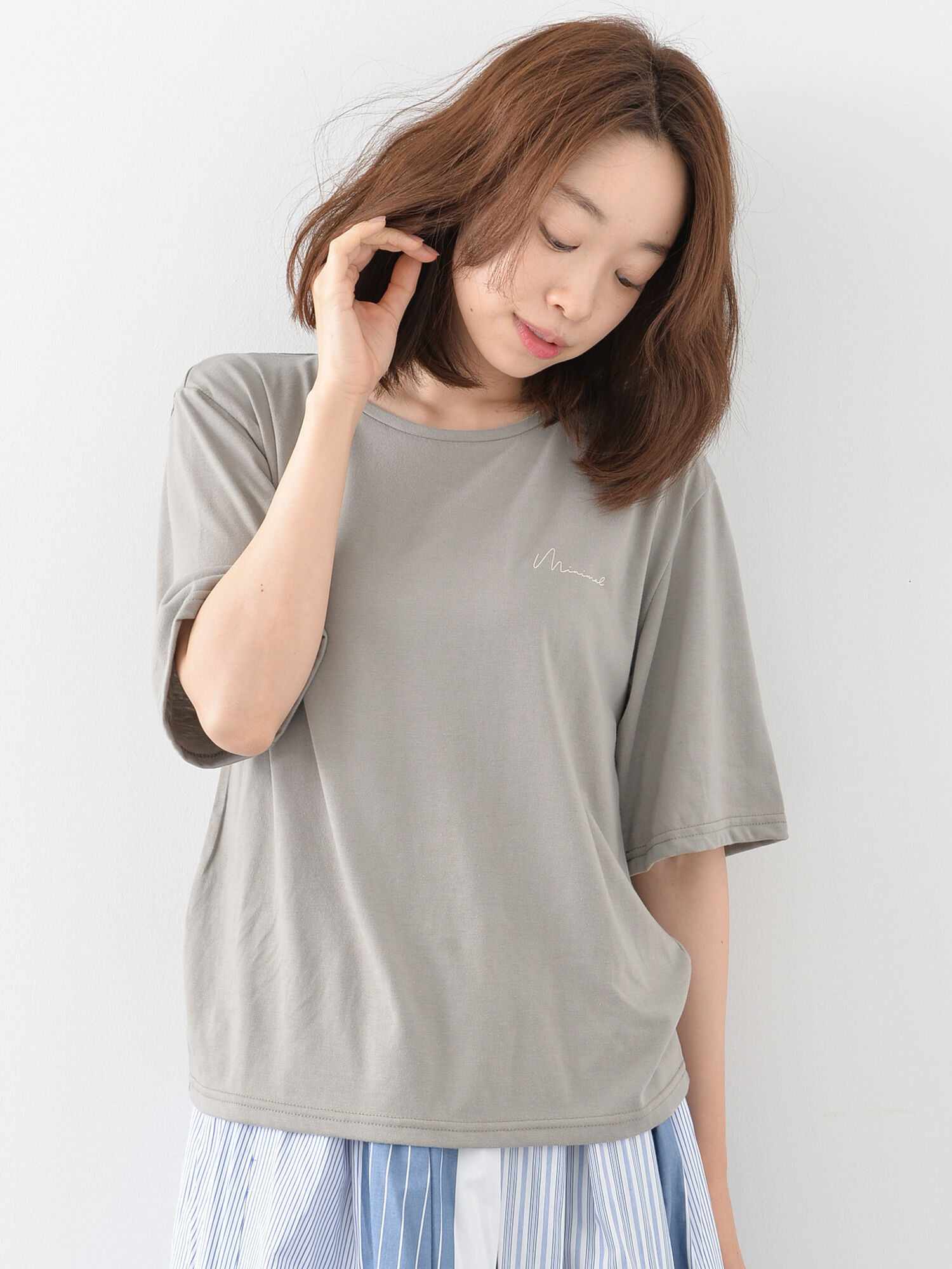 ロゴプリントTシャツ(minimal)