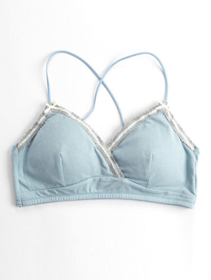 Re:Bonne 無地ベア天レース&リボンブラジャー