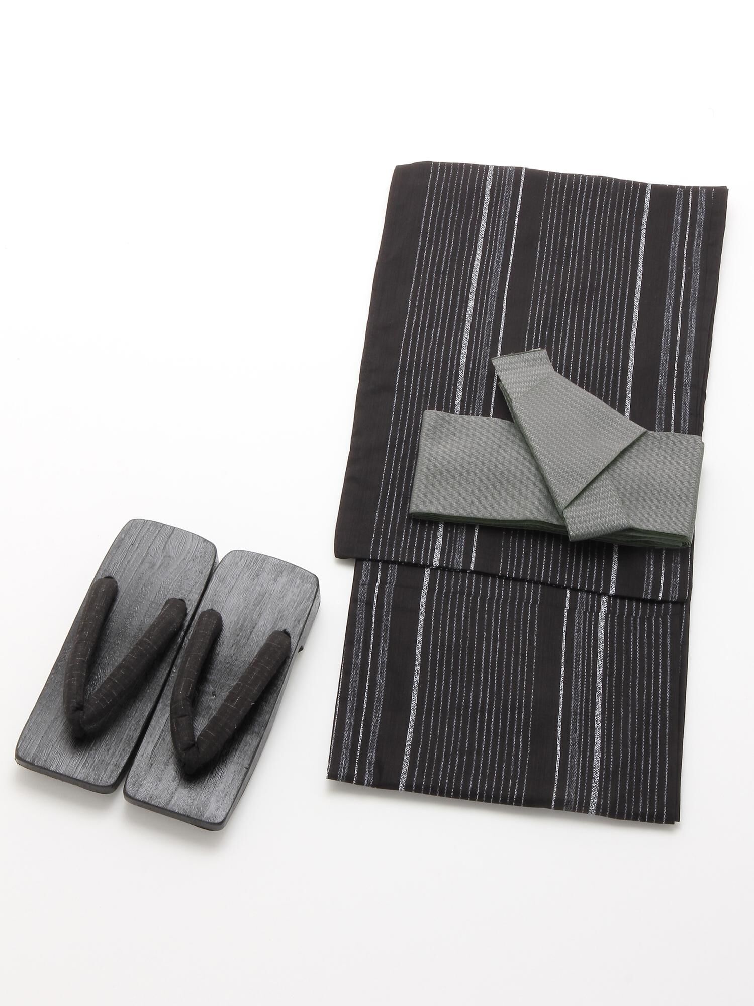 KOE メンズストライプ柄浴衣