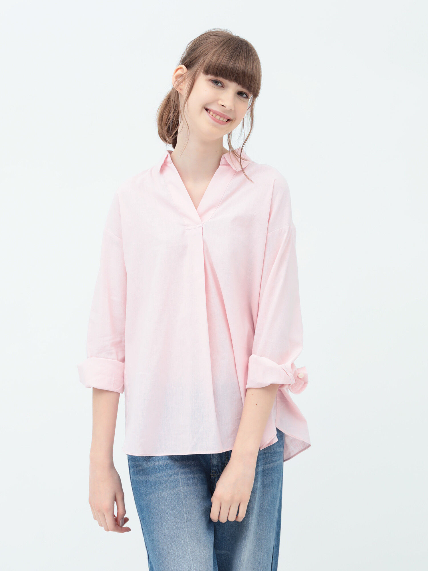リネンスキッパーシャツ