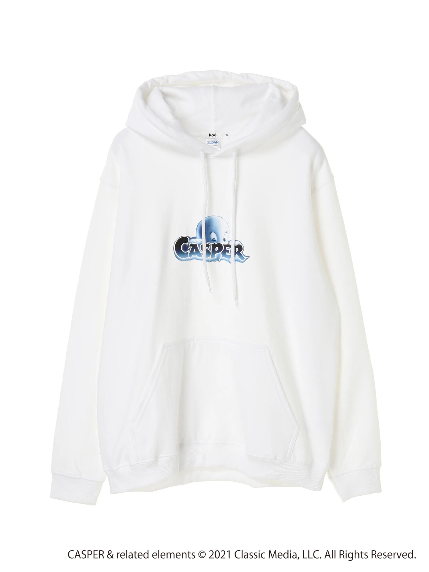 【6,000円(税込)以上のお買物で全国送料無料。】casper logo movie hoodie