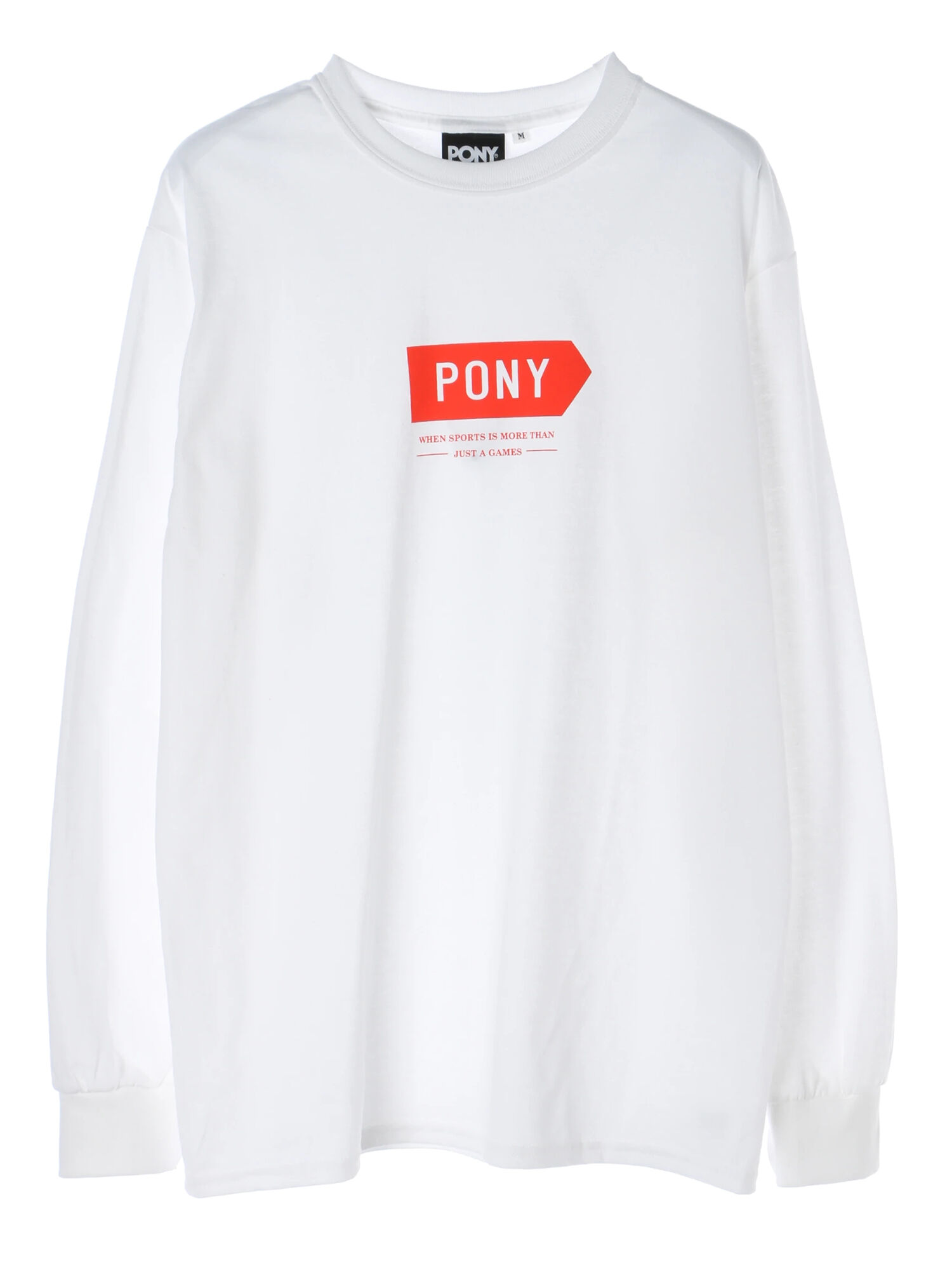 【6,000円(税込)以上のお買物で全国送料無料。】【PONY】JUST A GAMES L/S