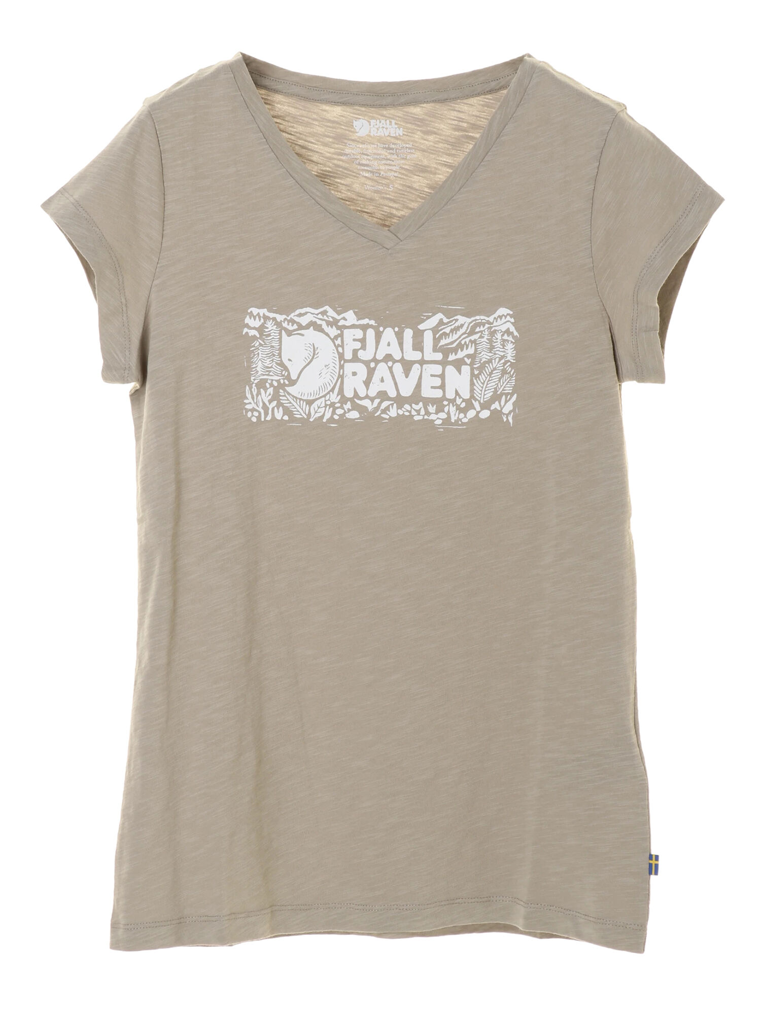 【6,000円(税込)以上のお買物で全国送料無料。】【FJALLRAVEN】Logo Stamp T-shirt