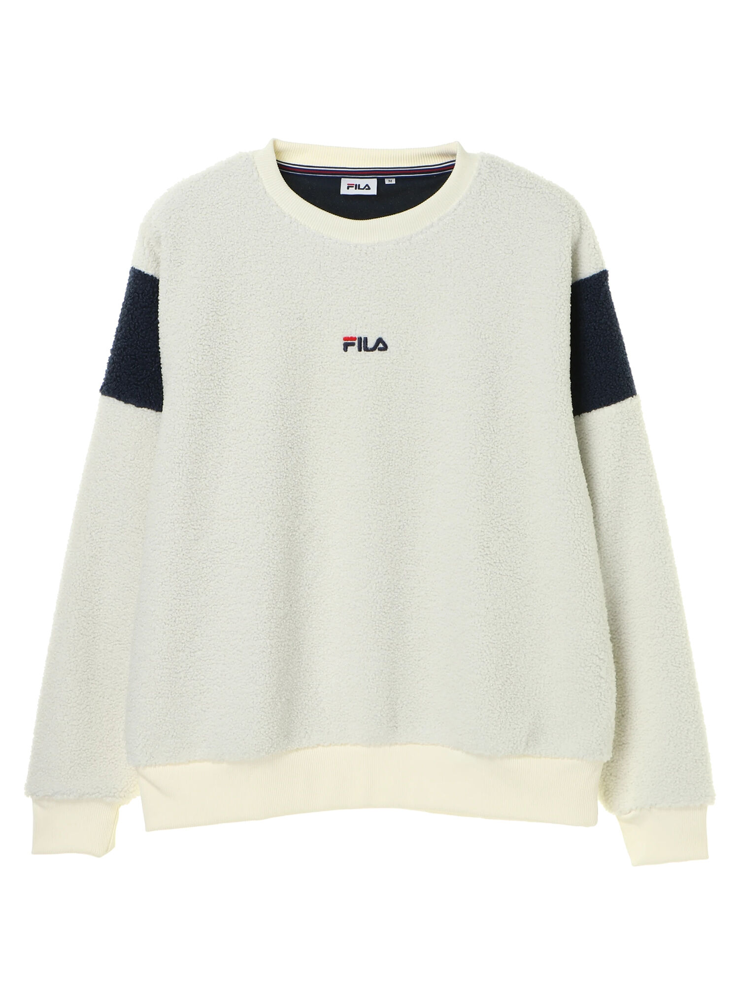 【6,000円(税込)以上のお買物で全国送料無料。】【FILA】袖切替プルオーバー