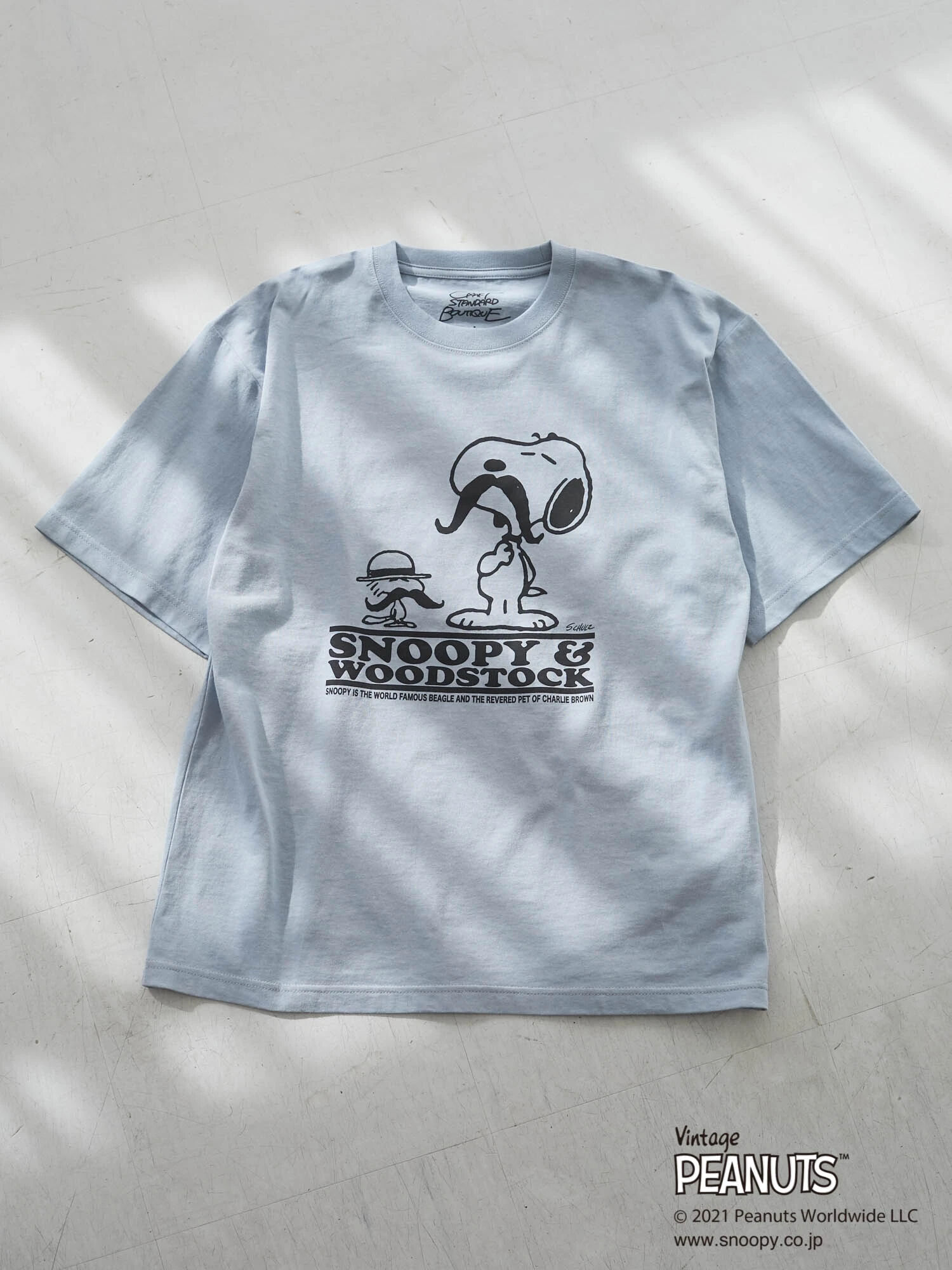 【6,000円(税込)以上のお買物で全国送料無料。】SNOOPY & WOODSTOCK TEE