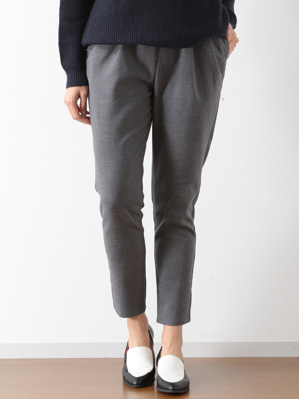 アウトレット タックテーパードパンツ 杢グレー ブラック テラコッタ キャメル ネイビー ダークグリーン Earth Music Ecology アースミュージックアンドエコロジー のレディースパンツ f ファッション通販のstripe Club