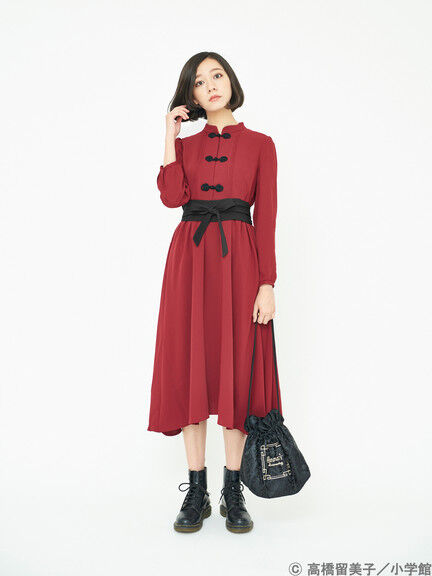 earth music&ecology Japan Label らんま1/2 早乙女乱馬イメージワンピース