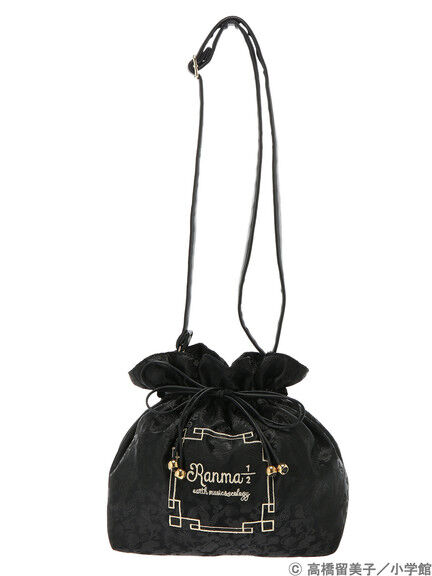 earth music&ecology Japan Label らんま1/2 チャイナ柄巾着バッグ