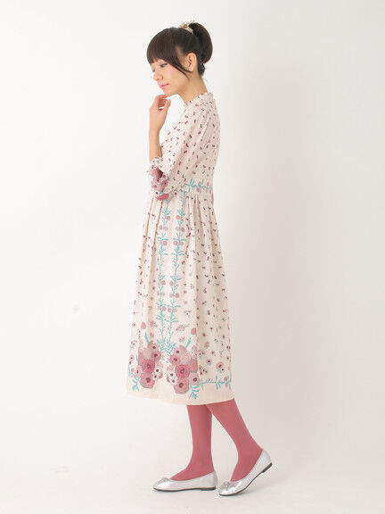 earth×内藤ルネ Runeパネルプリントワンピース