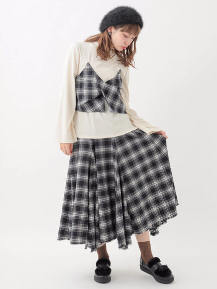 <広瀬すず コラボ>イレギュラーヘムスカート