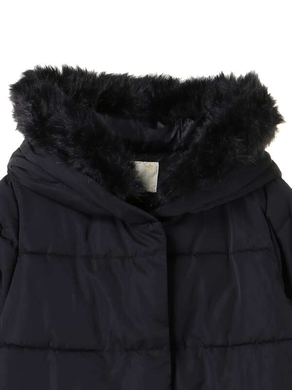 アウトレット ファイバーダウンファーブルゾン ロング ブラック カーキ ネイビー バーガンディー Earth Music Ecology アースミュージックアンドエコロジー のレディースブルゾン i030 ファッション通販のstripe Club