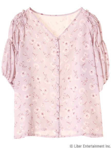 A3! 春組 フラワープリント ブラウス