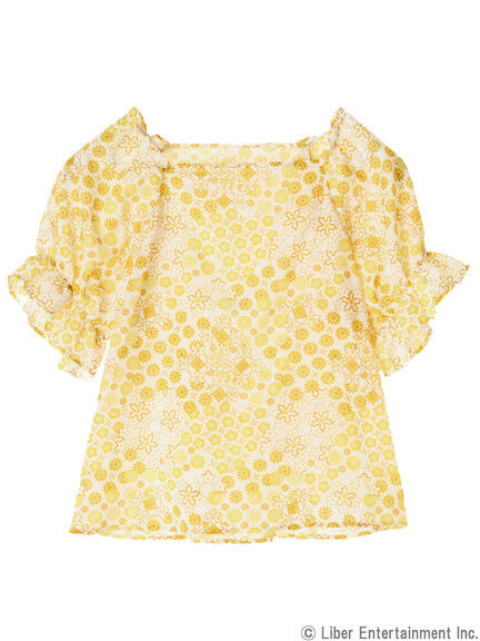 A3! 夏組 フラワープリント ブラウス