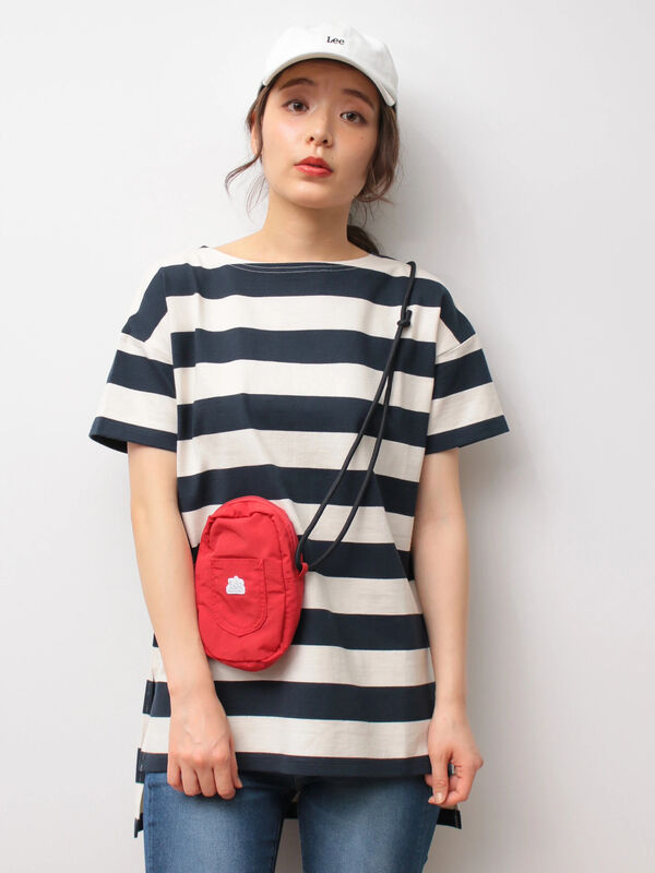 アウトレット Lee Earth ミニポシェット レッド ネイビー Earth Music Ecology アースミュージックアンドエコロジー のレディースバッグ ポーチ 1j92l0j00 ファッション通販のstripe Club