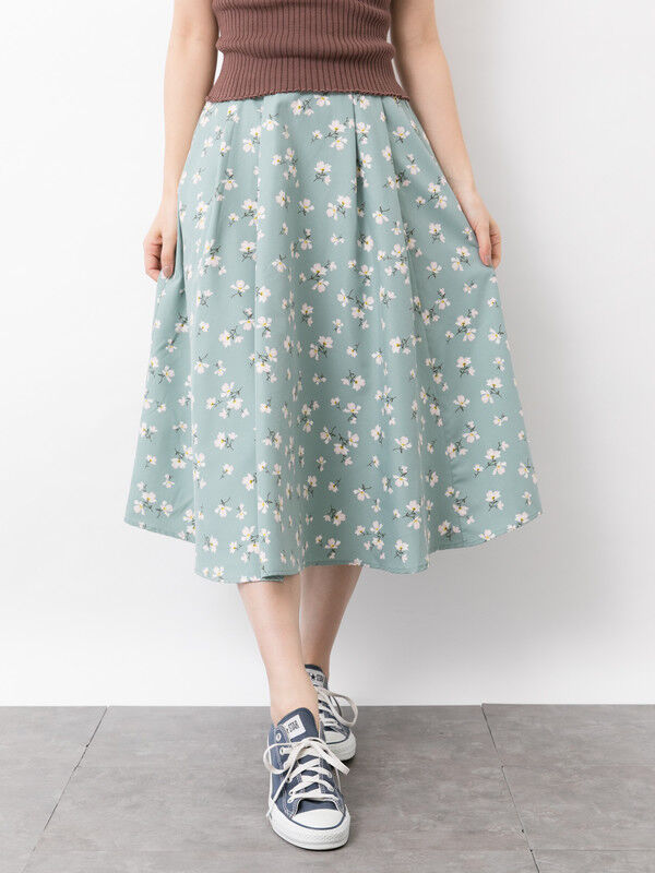 アウトレット 花言葉のあるスカート アイボリー ミント ネイビー ラベンダー Earth Music Ecology アースミュージックアンドエコロジー のレディーススカート 1b92l0l0300 ファッション通販のstripe Club