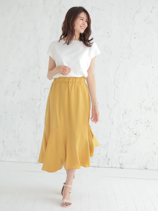 アウトレット イレヘムドッキングワンピース ブラウン マスタード ネイビー Earth Music Ecology アースミュージックアンドエコロジー のレディースワンピース 1b96l0h0900 ファッション通販のstripe Club