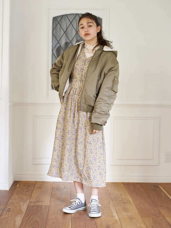 6wayボアブルゾン アイボリー ベージュ ピンクベージュ Earth Music Ecology アースミュージックアンドエコロジー のレディースブルゾン 1d97l0z0100 ファッション通販のstripe Club