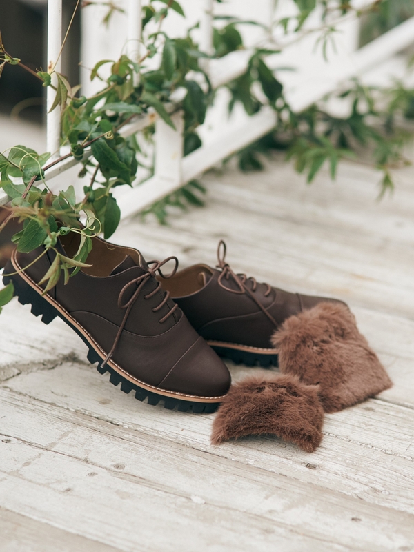 アウトレット Oriental Traffic 2wayファーシューズ ブラック ブラウン Earth Music Ecology アースミュージックアンドエコロジー のレディースドレスシューズ 1r93l7k0300 ファッション通販のstripe Club