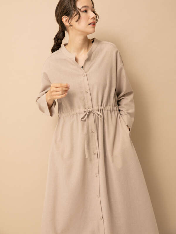 ガウンシャツワンピース ベージュ ネイビー チェックレッド チェックネイビー Earth Music Ecology アースミュージックアンドエコロジー のレディースワンピース 1c93l0h1630 ファッション通販のstripe Club